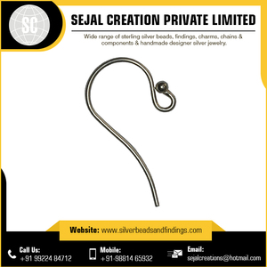 Crochets pour boucles d'oreilles, fil d'oreilles berger en argent Sterling 925, 1 pièce - Product Image 2