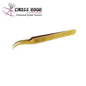 Pinzas de pestañas curvadas fuertes CURVE para extensiones de pestañas - Product Image 4