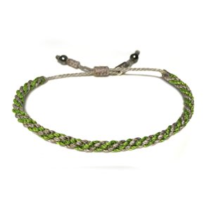   Pulsera mágica hecha a mano en gris y verde - Product Image 1