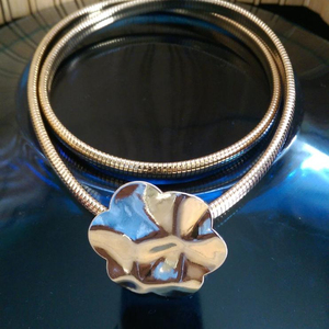 Beautifully Handmade Vintage Stretch <b>Snake</b> Coil <b>Belt</b> - Product Image 1
