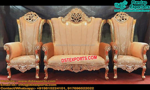 Boda India Diamante Sofá Rajwada Boda Madera Diamante Sofá Boda India Maharaja Love-Seater - Product Image 6