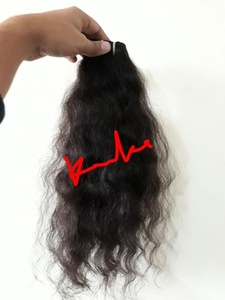 Extensiones de cabello Remy indio de alta calidad Color natural Virgen Ondulado Completamente cutícula Alineada Cabello humano - Product Image 6