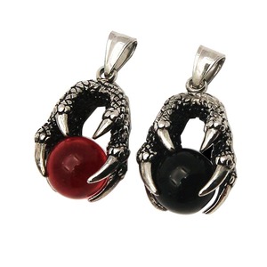 Negro Grande de la garra de águila colgante encanto Collar para hombre chicos - Product Image 4