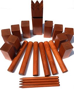 Ensemble Kubb-jeu de plein air pour adultes, jouet d'extérieur - Product Image 6