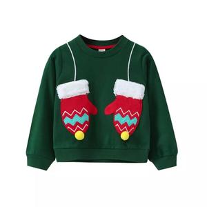 สไตล์ลำลองแขนยาวผ้าฝ้ายคุณภาพสูงเย็บปักถักร้อยที่กำหนดเองเสื้อกันหนาวเด็กฤดูหนาว Hoodie - Product Image 1