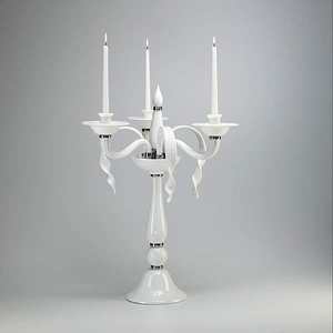 Premium Modern Fancy Unique Luxury Aluminum Nickel Plated Candle Holder Modern Luxury Royal Classic Look Hot <b>Sale</b> Candle Holder - Product Image 3