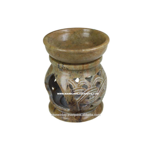 Soapstone Antique Aroma <b>Oil</b> <b>Burner</b> - Product Image 1