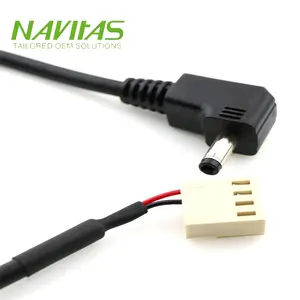 Conector OEM Molex 22-01-2045, 4 pines, montaje de Cable de 90 grados