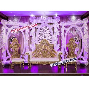 Panneau d'arrière-plan pour mariage élégant, décorations de luxe Grand panneau de scène, différents Style de mariage, dernière conception - Product Image 1