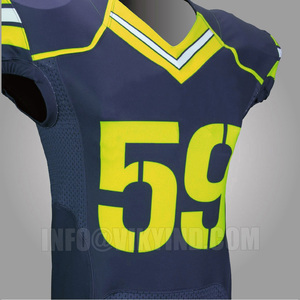 Uniformes de fútbol americano personalizados, camisetas de fútbol americano estampadas por sublimación, camisetas de entrenamiento de equipos de fútbol americano para jóvenes - Product Image 6