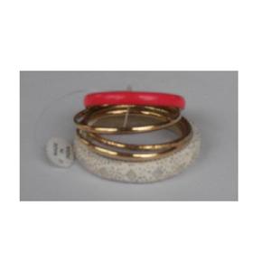 Các loại vòng đeo tay và Bangle thiết lập trong Trắng cam <span class=keywords><strong>Brass</strong></span> làm từ nhựa Gỗ Kim loại-phụ kiện thời trang - Product Image 5
