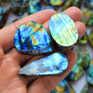 Lot de pierres précieuses labradorite naturelles, labradorite druse, pierre précieuse brute, cristal, labradorite, prix de gros - Product Image 6