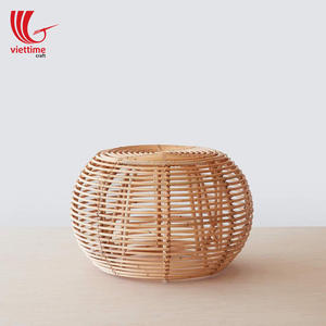 Table basse en rotin tressé de nouvelle conception en gros, table basse incurvée avec fonction pliable pour la décoration du salon ou l'utilisation en extérieur - Product Image 5