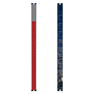 Taidacent Customizable 100 Segments 300mm Single LED Bar Graph Meter LED Light Columns LED Bar Graph Panel Meter