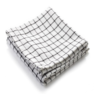Serviette de cuisine à carreaux rouges et blancs, prix fixe, serviettes de cuisine de golf en provenance d'Inde - Product Image 4