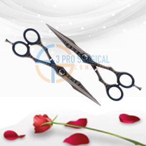 Tijeras de Peluquería Profesionales 3 PRO, Acero Inoxidable Japonés, Punta Afilada, para Zurdos, Suministros de Peluquería - Product Image 4