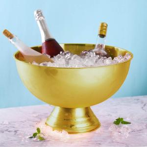 Seau à glace en acier inoxydable fabriqué à la main haute sur demande seau à glace en métal vin Champagne refroidisseur et refroidisseur refroidisseur de glace vente chaude - Product Image 5
