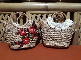 Bolso de rafia/bolso Natural/bolso de paja vintage - Product Image 6