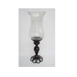 Hot Premium Quality Modern Style <b>Glass</b> and Metal Combination Candle Holder Royal Luxuries Candle Pillar Holder for Wedding Decor - Product Image 3