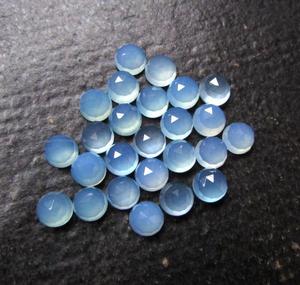 <span class=keywords><strong>5Mm</strong></span> Tự Nhiên Màu Xanh Chalcedony Lỏng Rose Cắt Cabochon Đá Quý IGI Chứng Nhận Nhiệt Điều Trị Hiệu Chuẩn Aaa + Lớp Vivaaz Đá Quý - Product Image 5