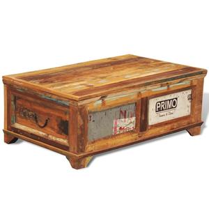 Meilleur Prix Vente Chaude Bois & Cuir Table Basse - Product Image 3