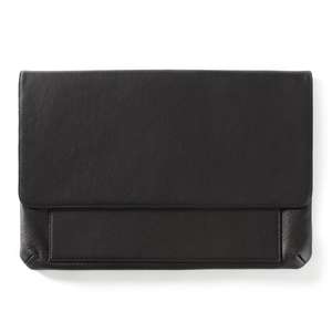 Nouveau design de sac d'ordinateur portable en cuir végétalien étui de style plongée pour un transport confortable - Product Image 1