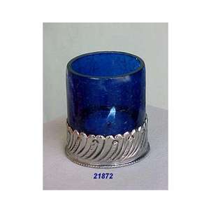 Cost-Effective <b>Blue</b> Glass Tealight Votive Holder for Party & Wedding Decoration - Product Image 1