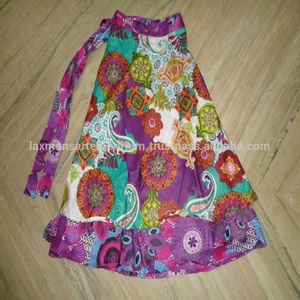 สองด้านออกแบบใหม่หลายพิมพ์กระโปรงยาวโบฮีเมียนพิมพ์กระโปรงยาว - Product Image 1