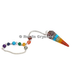Pendules de guérison, chakra désossés, Turquoise, nouvelle collection - Product Image 1