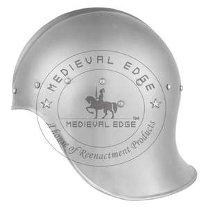 Helmet Open Face Sallet Barbute <b>Medieval</b> Helmet Silver Polish Halloween Armor <b>Costume</b> Largest Manufacture Company - Product Image 4