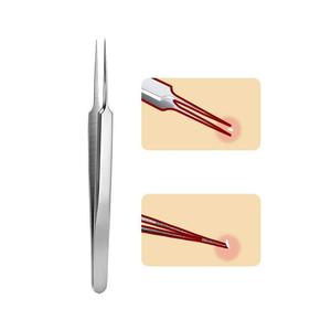 Kit professionnel d'extraction de points noirs et d'imperfections en acier inoxydable, 6 pièces, outils d'extraction de comédons, aiguilles et pinces pour l'acné 2026 - Product Image 5