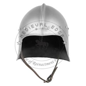 Mũ Bảo Hiểm Mở Mặt Sallet Barbute Mũ Bảo Hiểm Thời Trung Cổ Bạc Ba Lan Halloween Armor Trang Phục Lớn nhất Công Ty Sản Xuất - Product Image 5