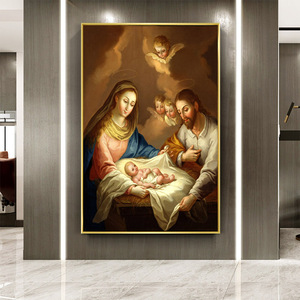 Vendita calda classica 3D lenticolare religioso pittura a olio <span class=keywords><strong>Gesù</strong></span> <span class=keywords><strong>Cristo</strong></span> su tela con Base elegante - Product Image 4