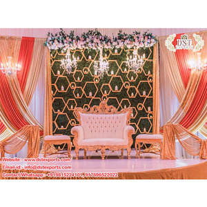 Mur de bougie d'événement de mariage unique mur de bougie de scène de mariage indien blanc mur de bougie d'événement de mariage majestueux Australie DST Export - Product Image 1