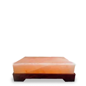 Del Himalaya tablero cuadrado de 8x12 desintoxicación sal lámparas de sal del Himalaya Round Top liso pies de desintoxicación de la lámpara - Product Image 1
