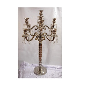 Candélabre en laiton nickelé de haute qualité Style Unique fantaisie 9 Lite 7 Lite 5 Lite Festival religieux Offre Spéciale Menorah - Product Image 1