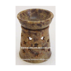 เตาน้ำมันหอมระเหยจากดีไซเนอร์หินสบู่ - Product Image 1