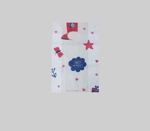fold over die cut handle <b>bags</b> made in Vietnam - Product Image 1