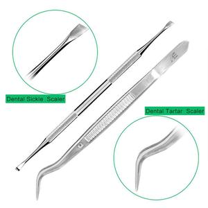 2026 Dental Hygiene Instruments Set <b>Teeth</b> <b>Cleaning</b> <b>Tool</b> with Double Header Tartar Remover and Mirror Kit - Product Image 6