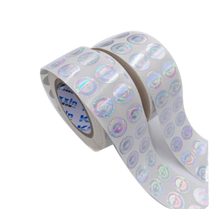 China precio de fabrica nueva costumbre rollo adhesivo etiquetas de seguridad void tamper anti - Fake holograma etiquetas etique - Product Image 3