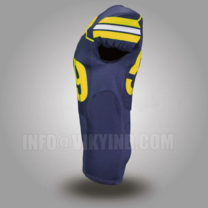Uniformes de fútbol americano personalizados, camisetas de fútbol americano estampadas por sublimación, camisetas de entrenamiento de equipos de fútbol americano para jóvenes - Product Image 3