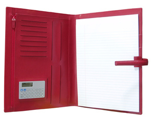 2 <b>Ring</b> <b>Binder</b> Genuine Leather Conference Folders / <b>A4</b> Executive Presentation File Folders / Business Portfolio Folders - Product Image 4