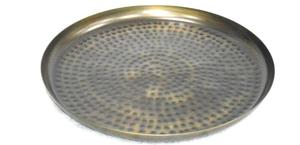 Bandeja de servicio martillada redonda Placa de cargador Material de hierro - Product Image 5