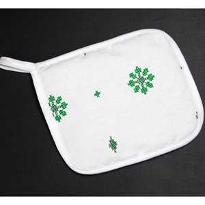 ที่ใส่หม้อแบบใช้นิ้วพิมพ์ลายผลไม้ทำจากผ้าฝ้าย100% - Product Image 6