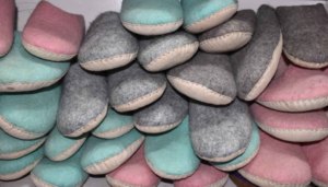 รองเท้าแตะขนสัตว์เนปาลทำด้วยมือสำหรับผู้ใหญ่กันลื่นเบาฤดูหนาวและฤดูใบไม้ผลิใช้ได้ทั้งชายและหญิง - Product Image 3