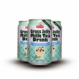 มิสฮอง ไต้หวัน ชานมเยลลี่หญ้าชานม 315 มล. บรรจุกระป๋อง เยลลี่และพุดดิ้ง - Product Image 1