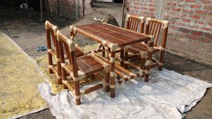 Venta caliente estilo indio de bambú Silla de comedor para Hotel Pubs restaurante abierto del este de la India Assam auténtico producto de Bambú - Product Image 2