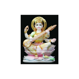 รูปปั้นพระแม่ศรีสวัสดีหินอ่อนมาครานา - Product Image 1