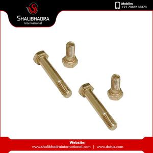 Perno y tuerca de tornillo con brida hexagonal de latón en línea al por mayor-Pedido a granel a precio de descuento-Pernos de arado estándar Din - Product Image 5