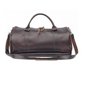 Nueva llegada bolsa de lona de cuero Pu hecha a mano para aerolínea con logotipo propio - Product Image 1